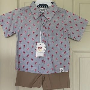 2 piece set: t-shirt, short